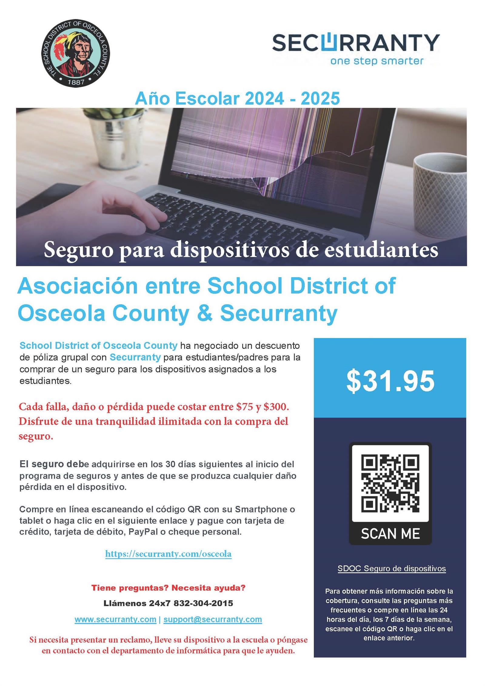 Seguro para dispositivos de estudiantes.