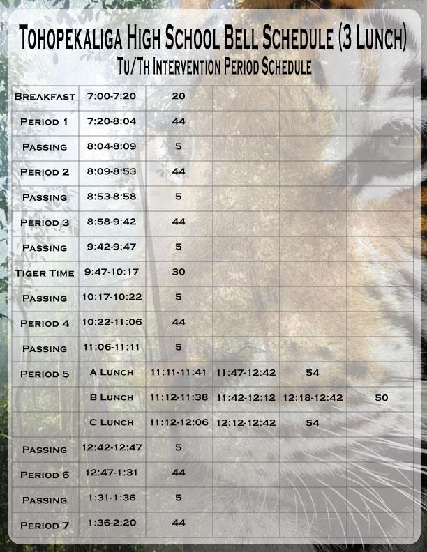 Bell Schedule / Bell Schedule