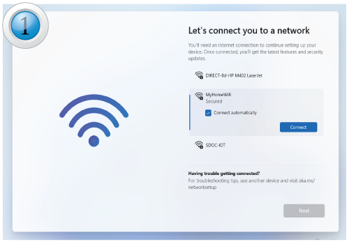 Step 1 Log onto a personal wireless network if not at a school