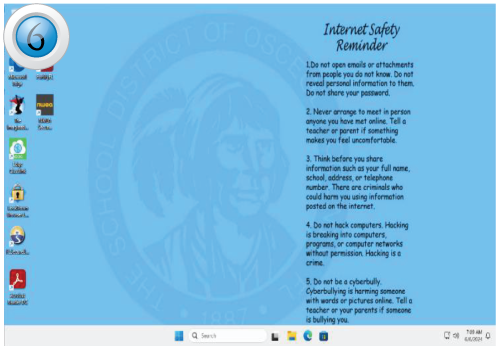 Step 6 Standard Student Desktop.