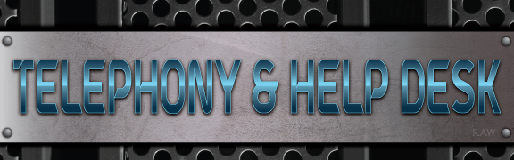 Telephony Help Desk Header Telephony Help Desk Header
