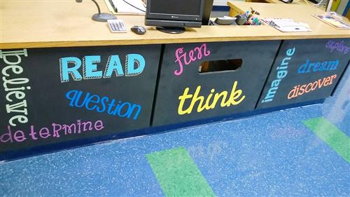 media center circulation desk 