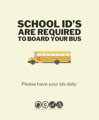  School IDs Required to Board Bus