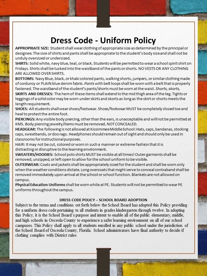 Uniform Policy 