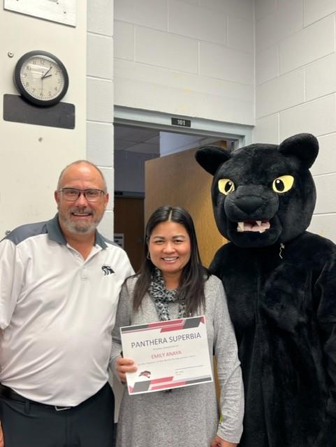 Emily Amaya Teacher of the Month October 2023