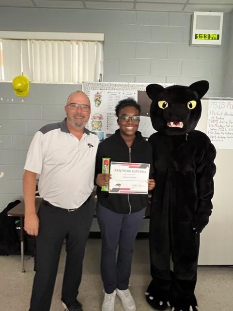 Malia Moore Female Sophomore Student of the Month October 2023
